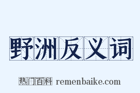 野洲反义词是什么意思的图片